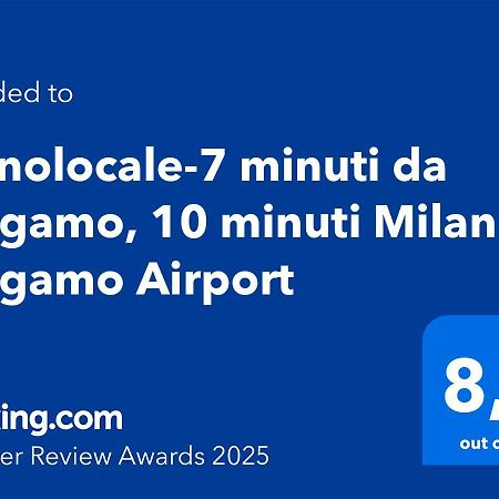 Monolocale-7 Minuti Da Bergamo, 10 Minuti Milan Bergamo Airport Gorle Exterior foto