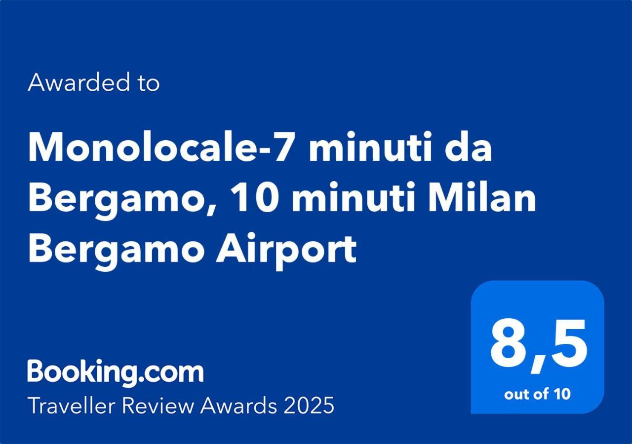 Monolocale-7 Minuti Da Bergamo, 10 Minuti Milan Bergamo Airport Gorle Exterior foto
